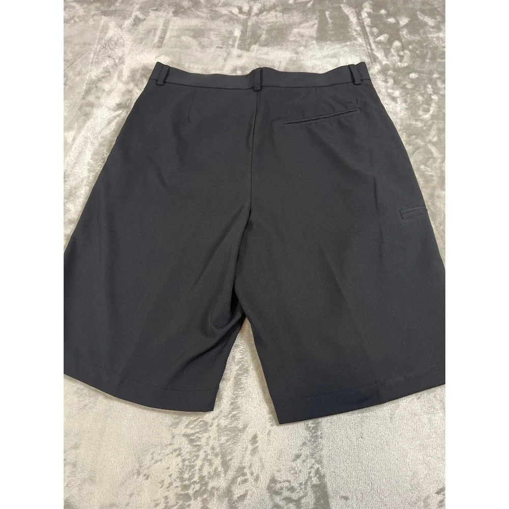 Grand Slam Golf Shorts Mens 32 Black Lightweight Performance Flat Front Preppy